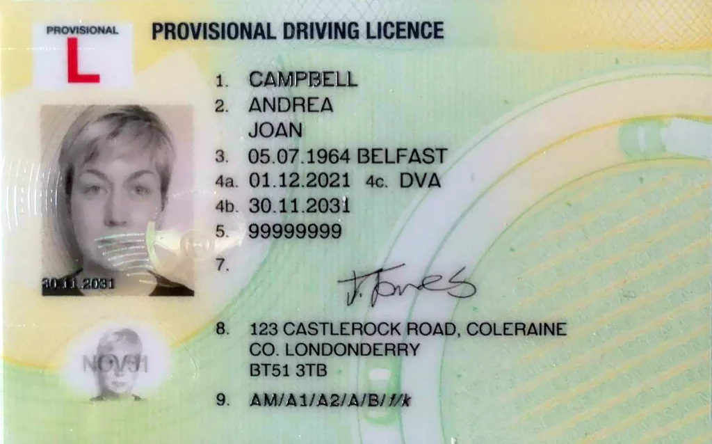 Contact UK DVLA Driving Licence Provisional UK Driving Licence