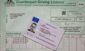 lost driving licence UK application